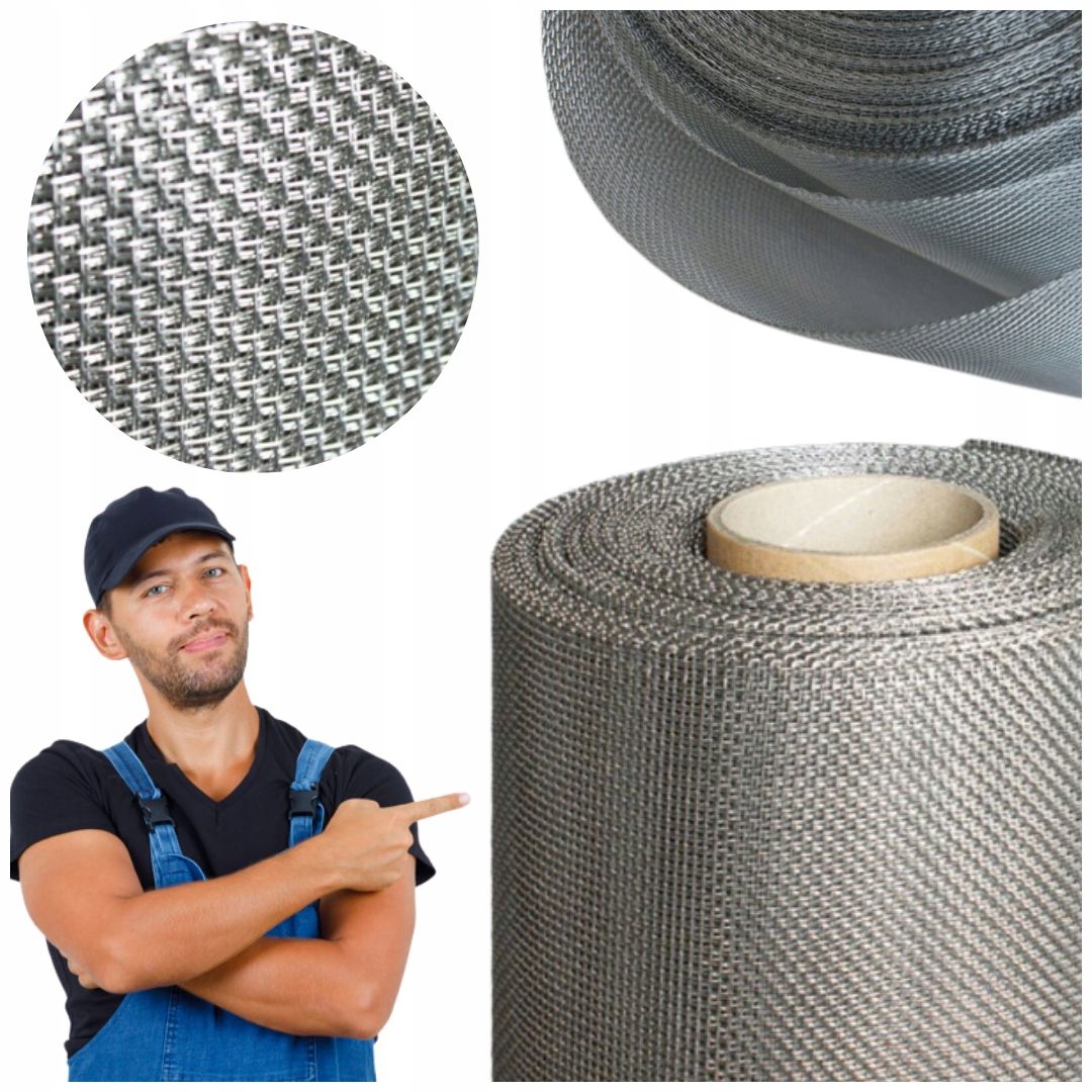  Austas tinklas plienas nerūdijantis plienas 1,2x1,2mm plotis 100cm 100m2 inox304