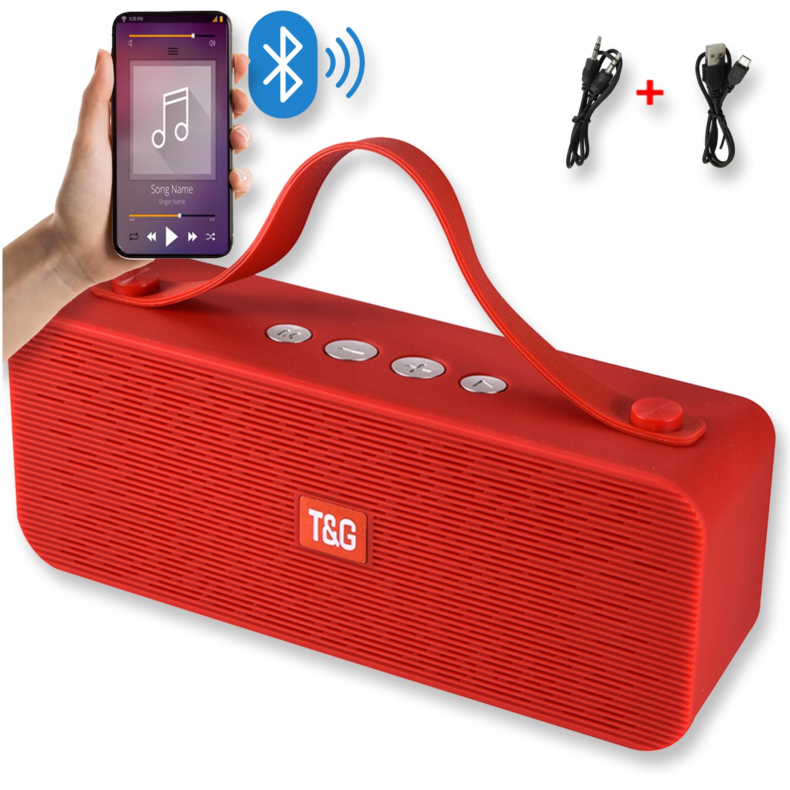  Speaker with bluetooth function portable wireless audio usb fm mobile radio aux sd
