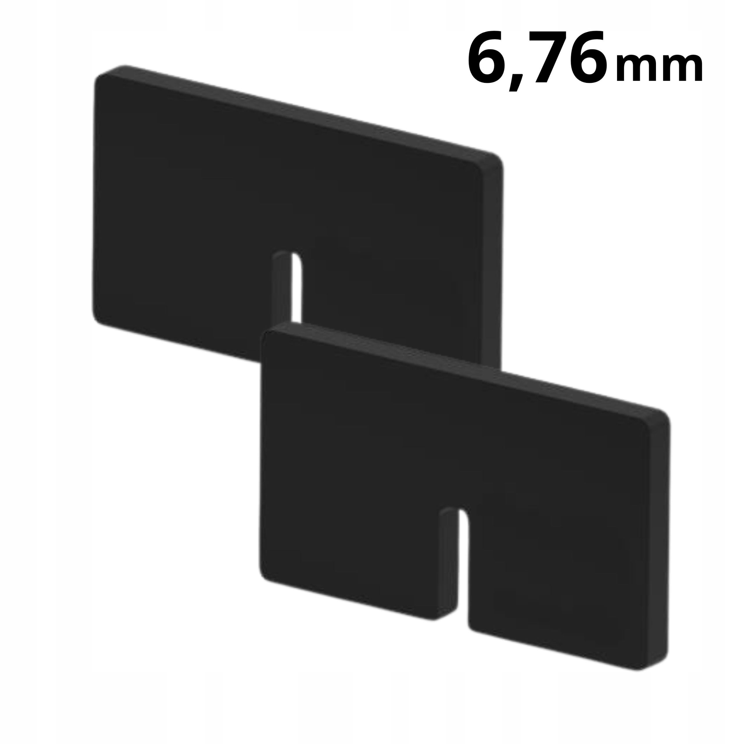  Dichtungen inhaber für glas 45x45 gummibänder 6,76 mm - 2 pcs.