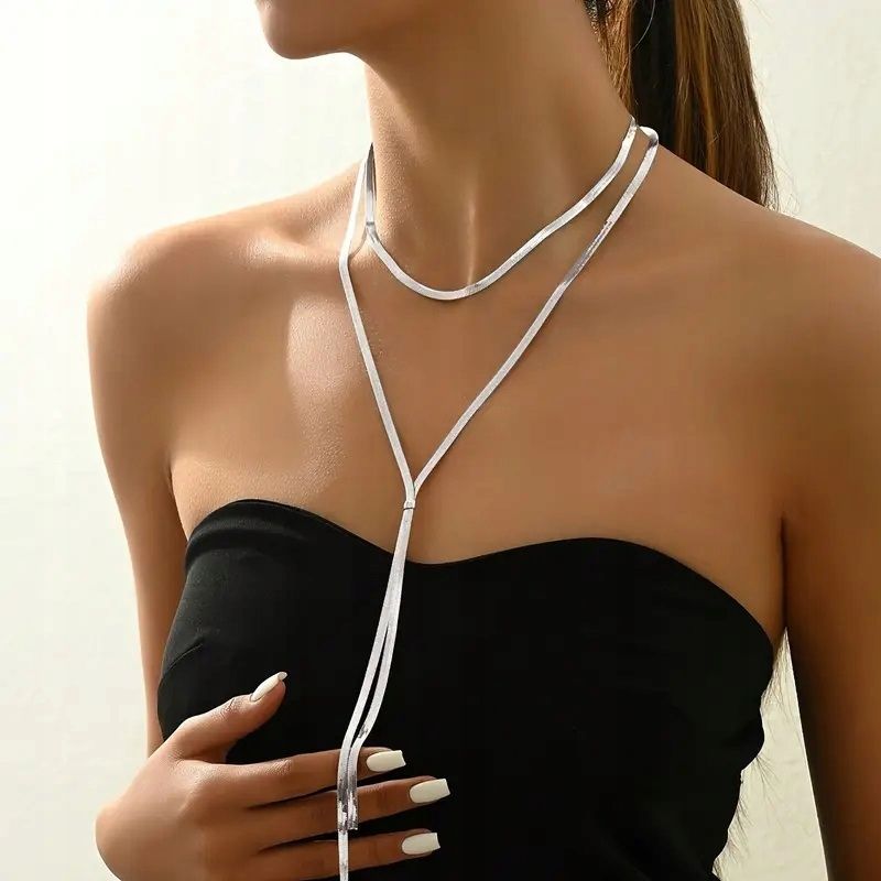  Halsband halskette für den hals lariat boho lang perlen perlen groß klein weinlese