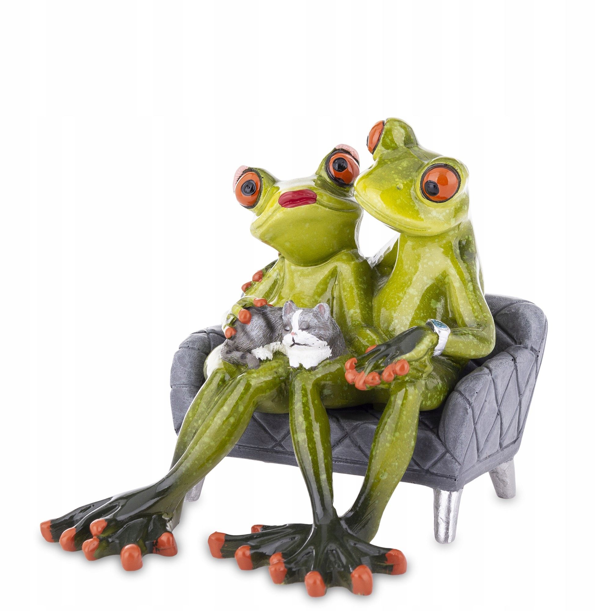  Figur frosch frosch auf rybach angler fischer geschenk