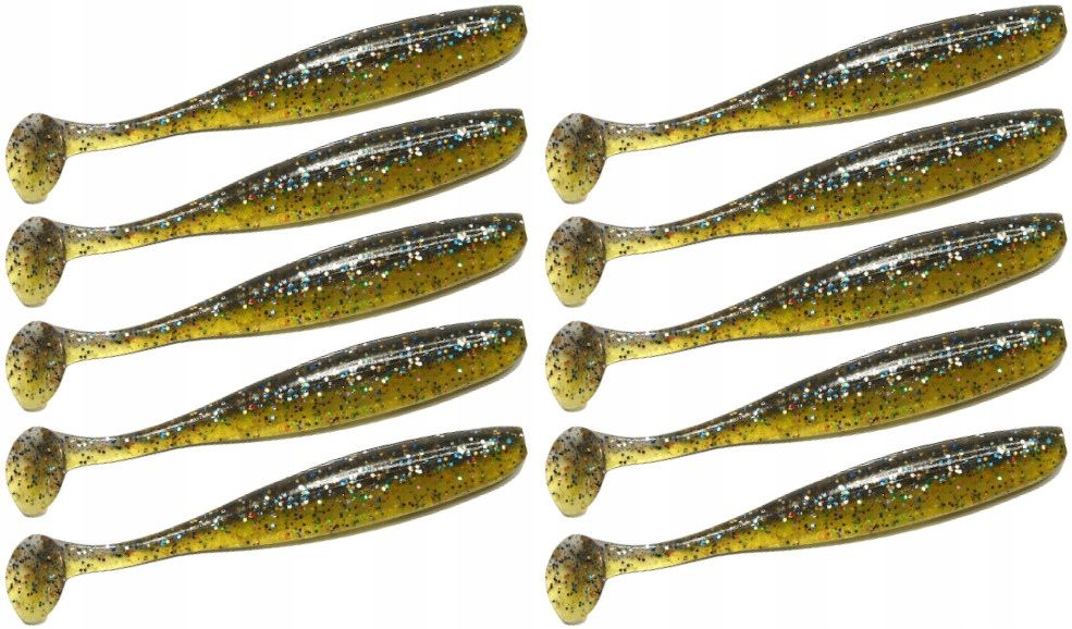  Keitech easy shiner 3' 7cm orange gold dust glühen