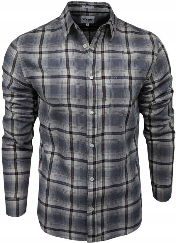  Wrangler košeľa regular fit kockovaný white xl