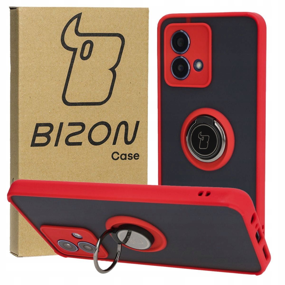  Case with stand bizon - motorola moto g84 5g, body, case, cover