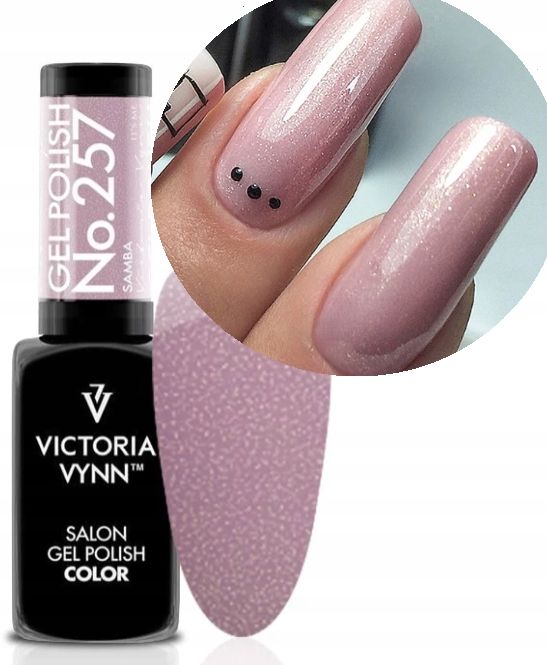  Victoria vynn hübriid küünelakk 108 black velvet sügav must värv 8 ml