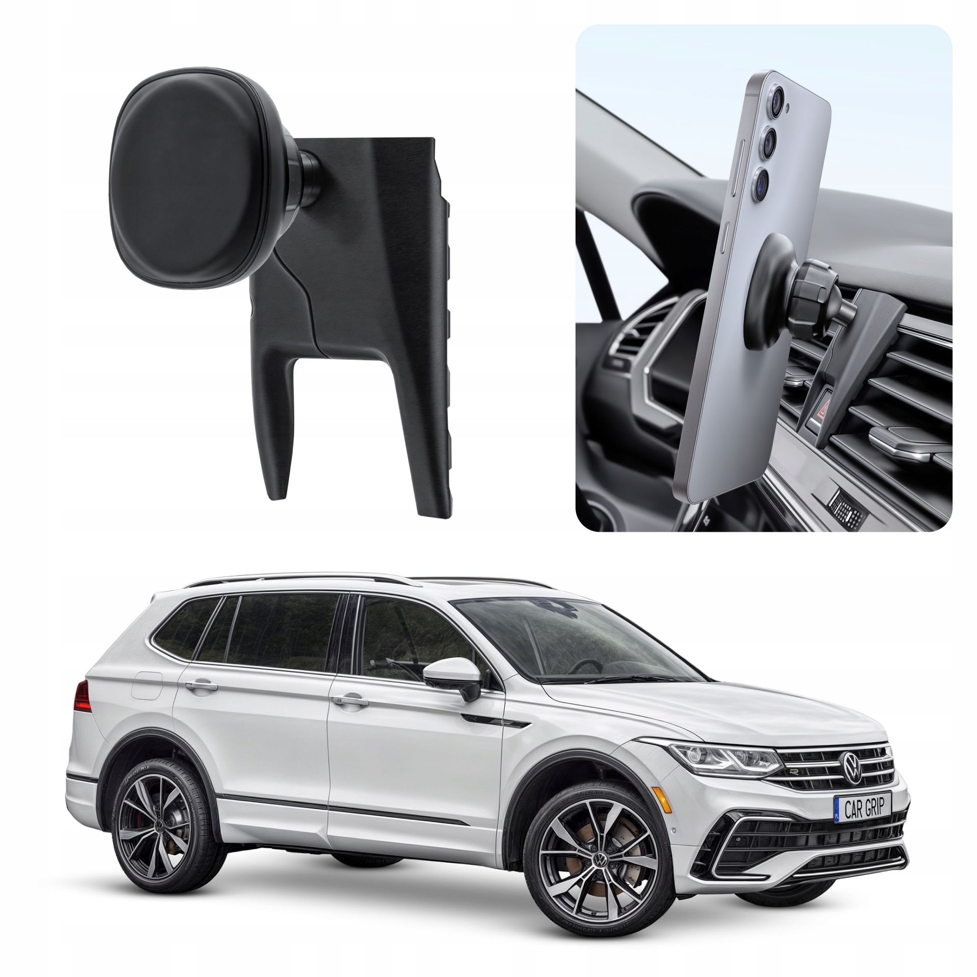  Adapter hoidja telefoni jaoks mõeldud sisse volkswagen tiguan ii 2 (2016-)