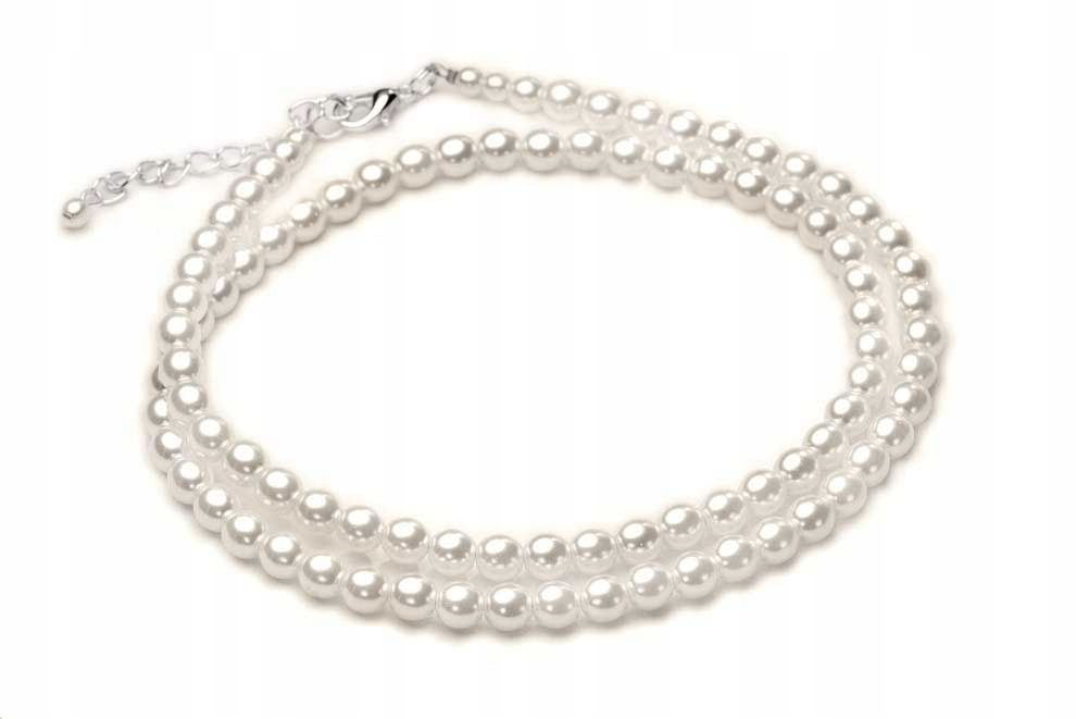  Halskette cremig perlen natur perlen lang 55 cm halskette aus perlen elegant