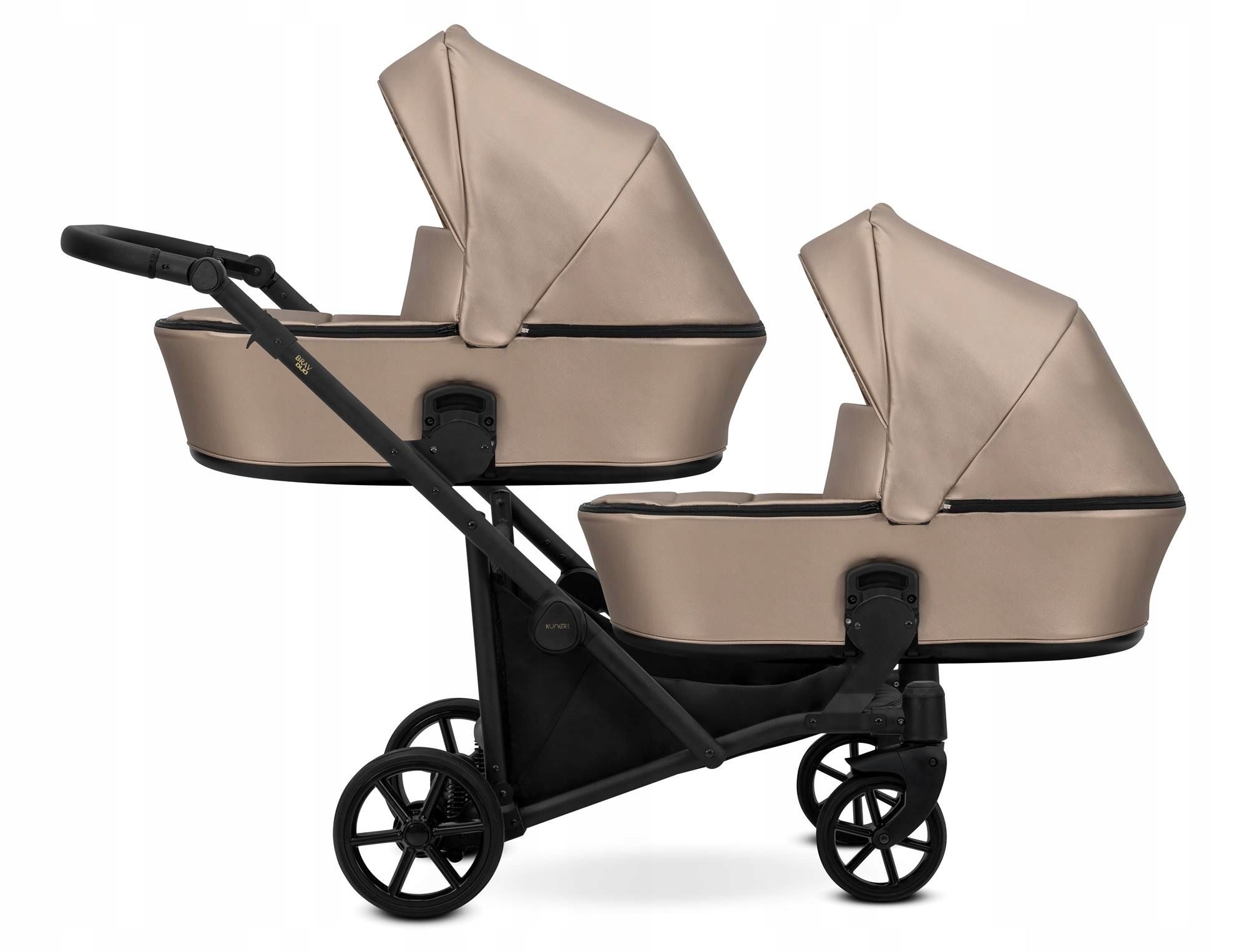  Kunerts brav duo dvīņu ratiņi 4in1 02 graphite | isofix i auto sēdekļi