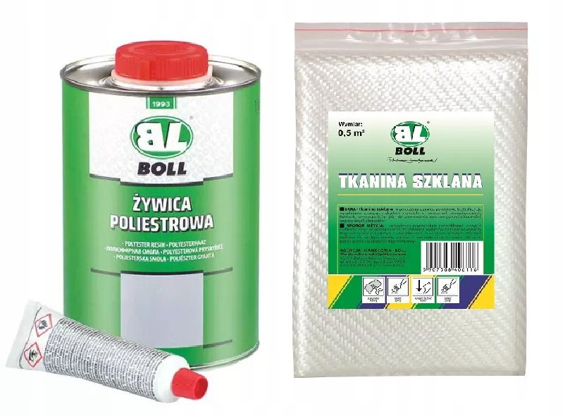  Boll taisymo rinkinys valčių derva 1l kilimėlis teptukas
