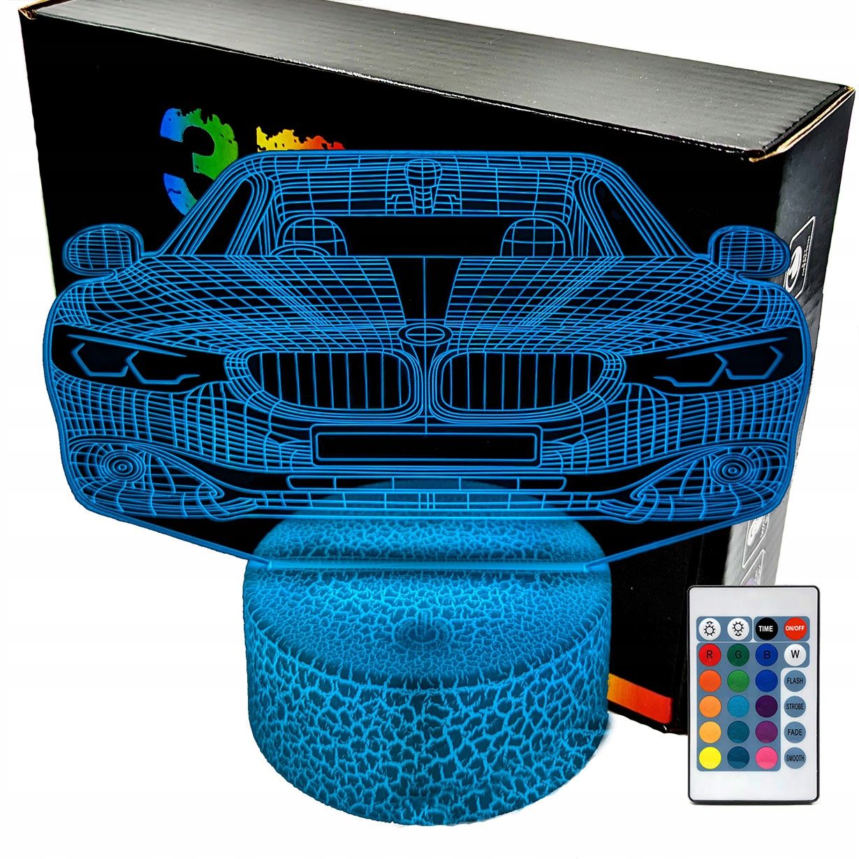  3d naktinė lemputė lempų daugiaspalvis