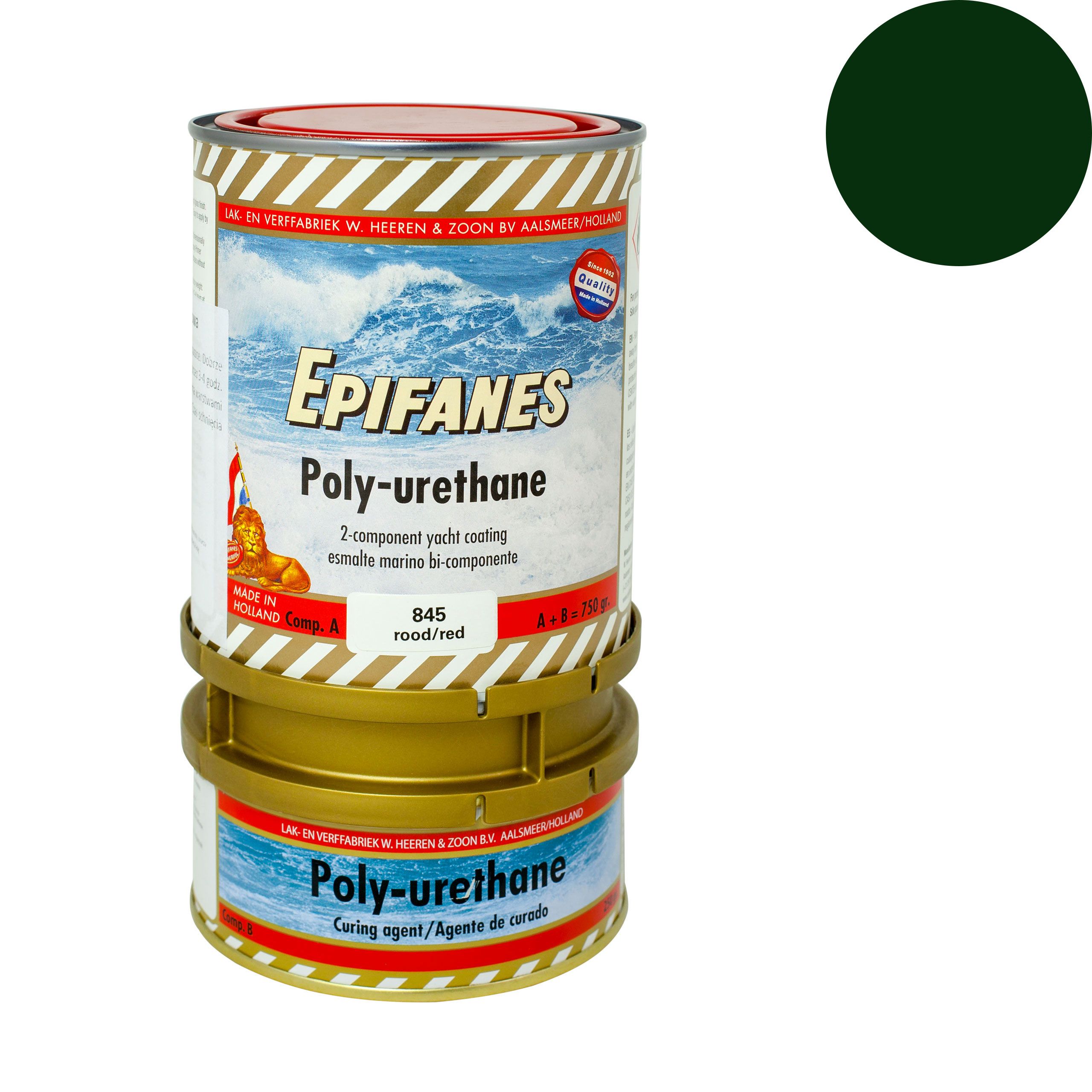  Epifanes valties dažai dviejų komponentų pilka