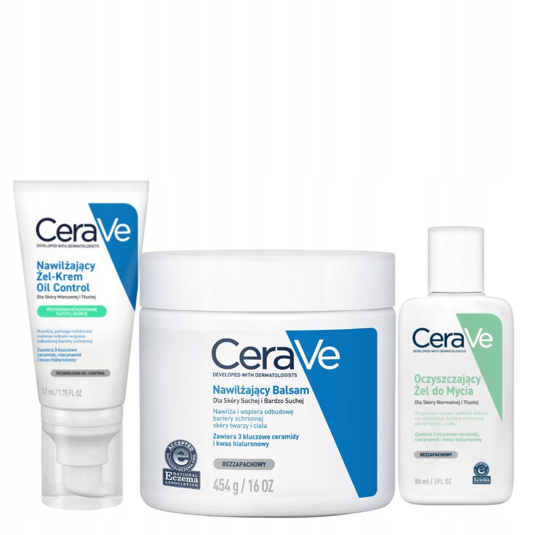  Cerave feuchtigkeitscreme gel-creme oil control + feuchtigkeitscreme gesichts spf 50