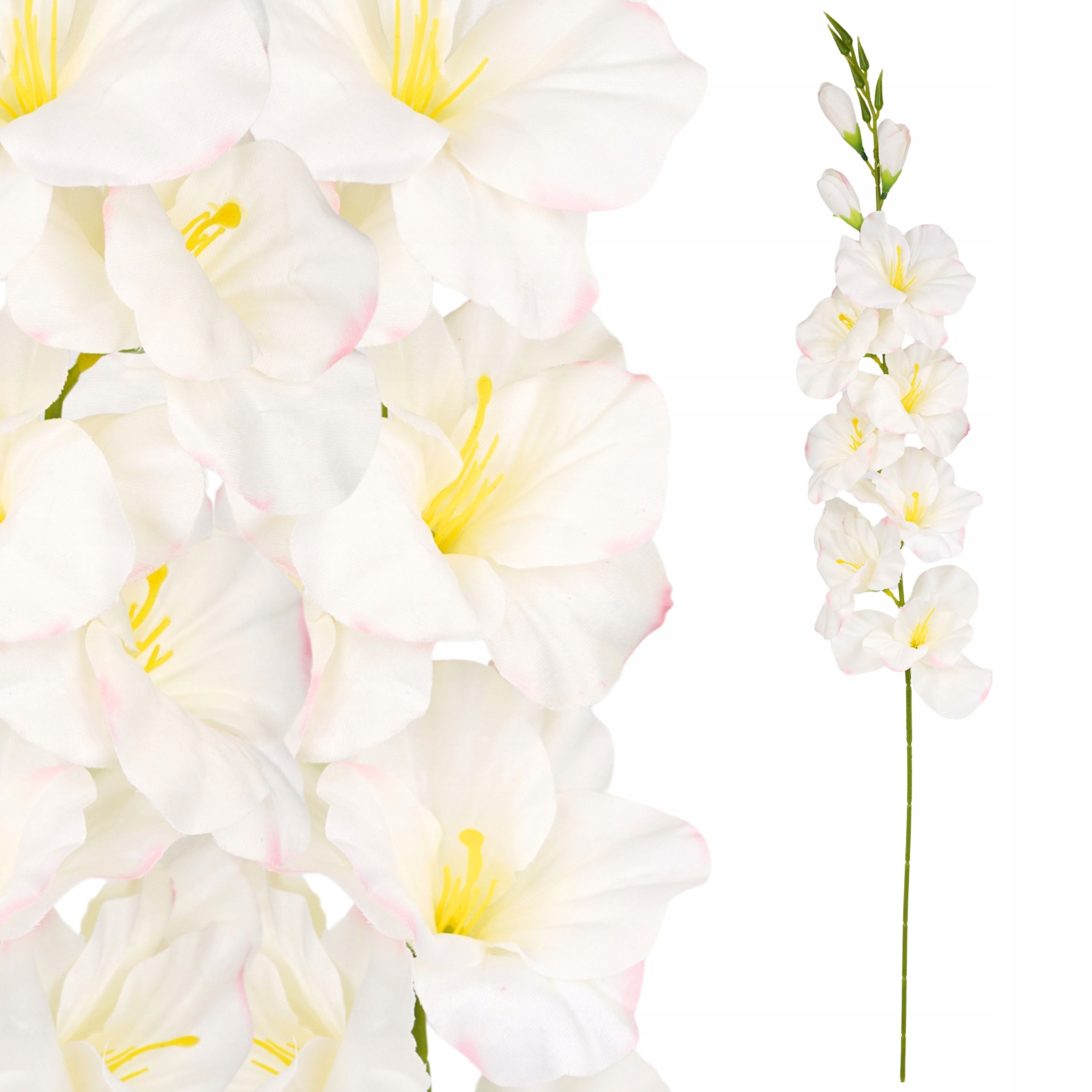  Mākslīgais zieds orhideja zars dekoratīvs rotājums florists pik 62cm