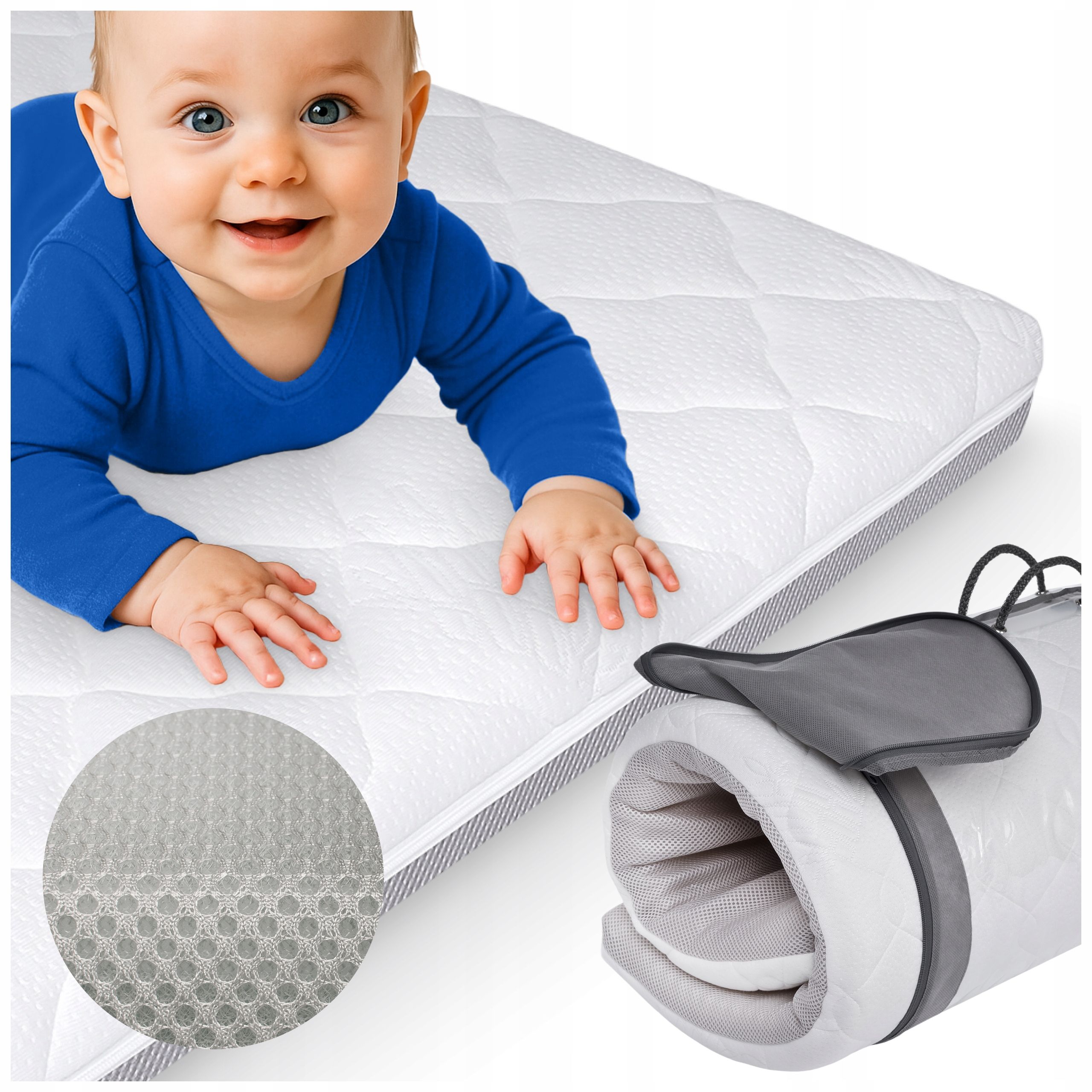  Mattress 120x60 for the crib lionelo sven foldable - lionelo stefi 120/60