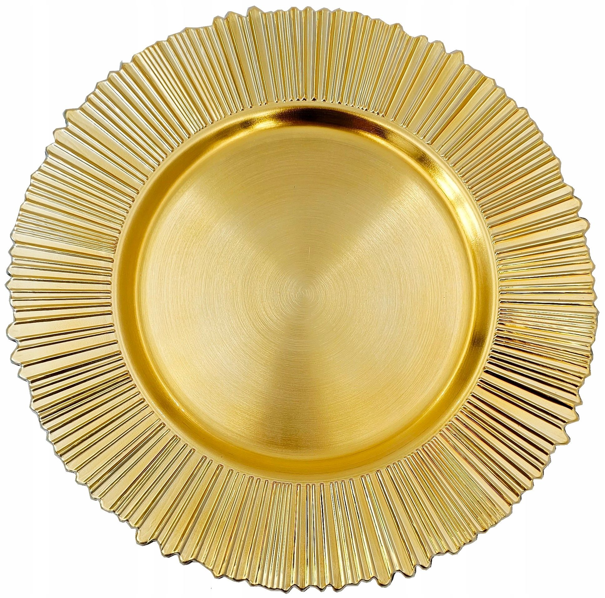  Decorative plate podstwka plastic under the plate gold o33 kp0647a