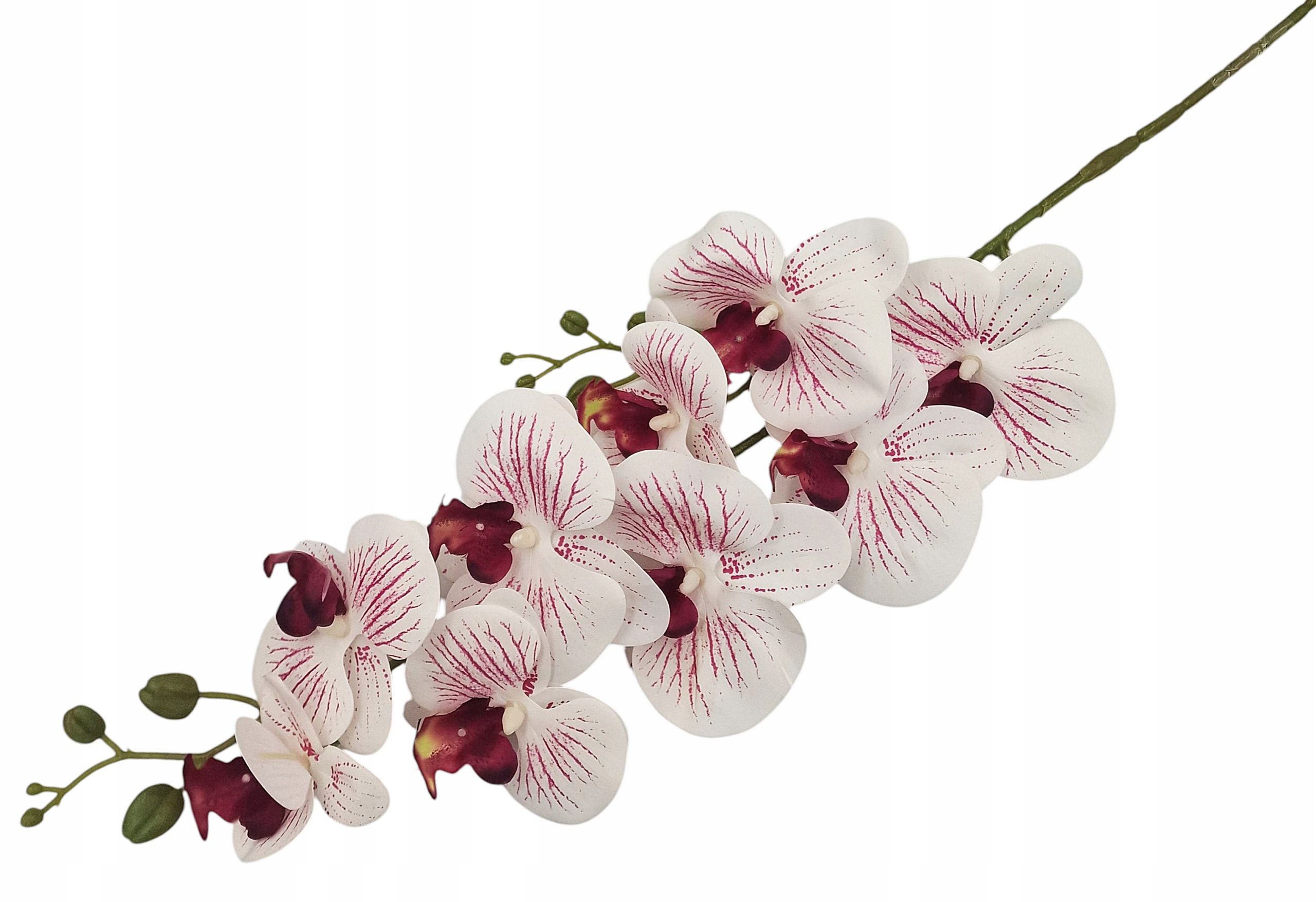  Orchid twig 20 flowers 76 cm rubber