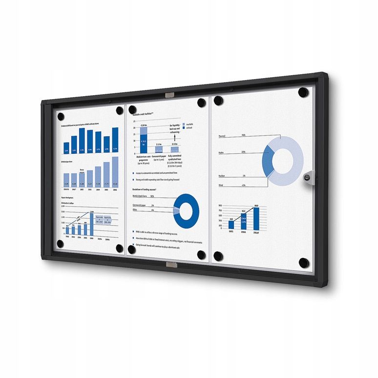  Showcase magnetic informational - ads black color 9xa4