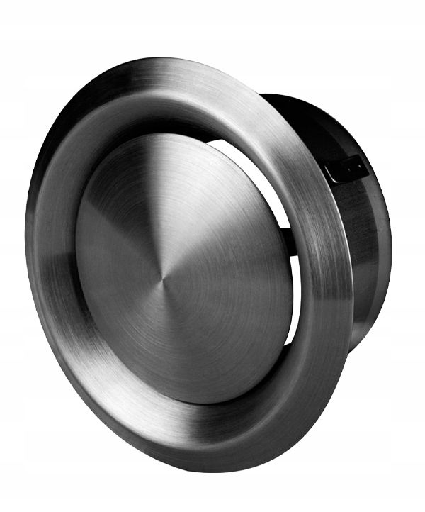  Anemostatas metalinis fi125 nerūdijančio chromas aun125