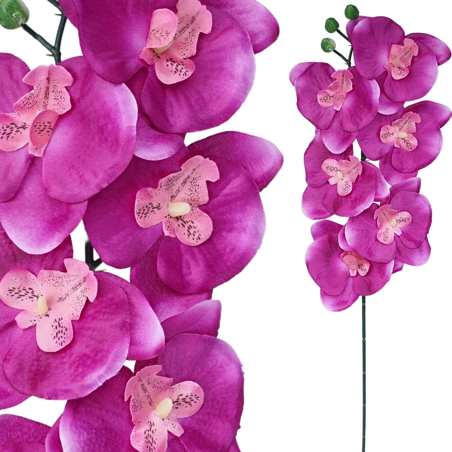  Dirbtiniai lelijos dirbtinės gėlės šakelė su liliami į vainikams puokščių 50cm