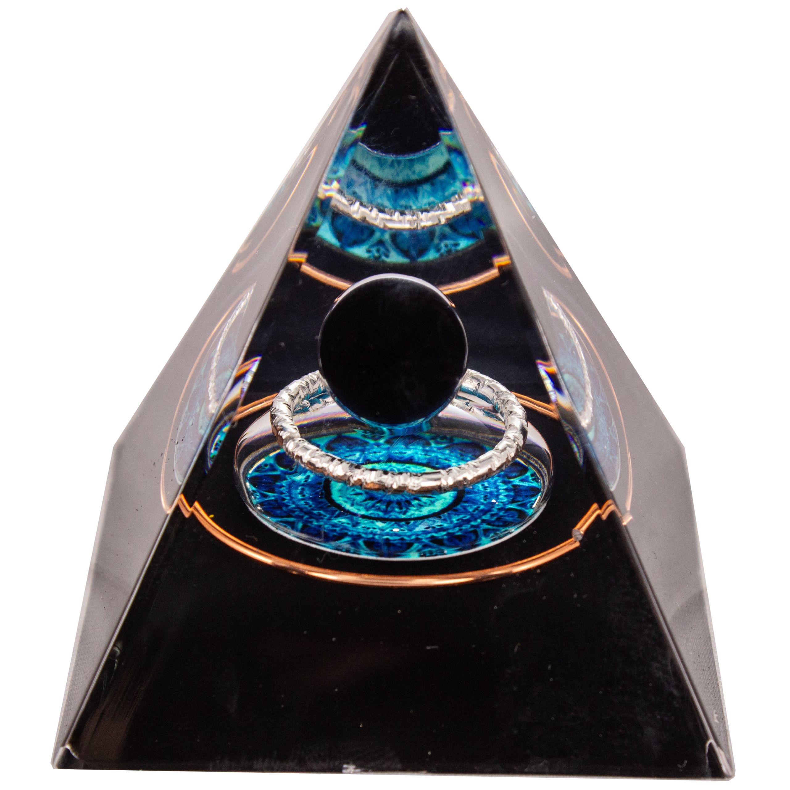  Pyramide orgonit amethyst lazuryt oliwin tigerauge feng shui chakren 5cm