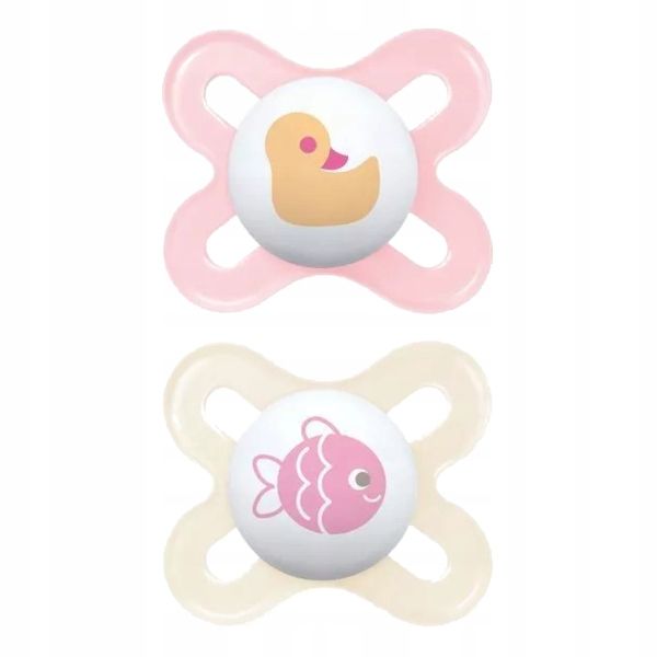 Beruhigender schnuller mam baby start 0m+ kieferorthopädie silikon 2 pcs.