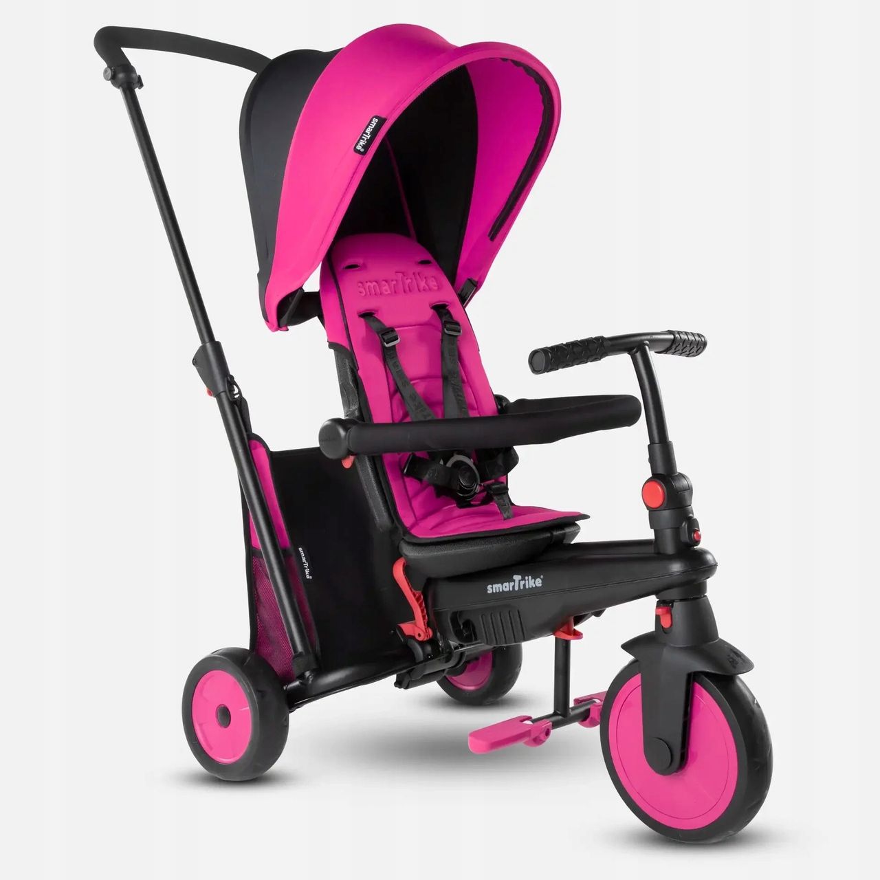  Zložený detská trojkolka smarttrike str3 6 v 1 športový kočík kočík