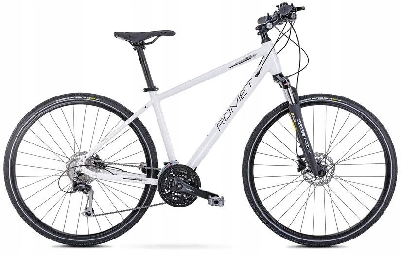  Krosinis dviratis romet orkan 6m rėmas 20 colių kolo 28 " baltas