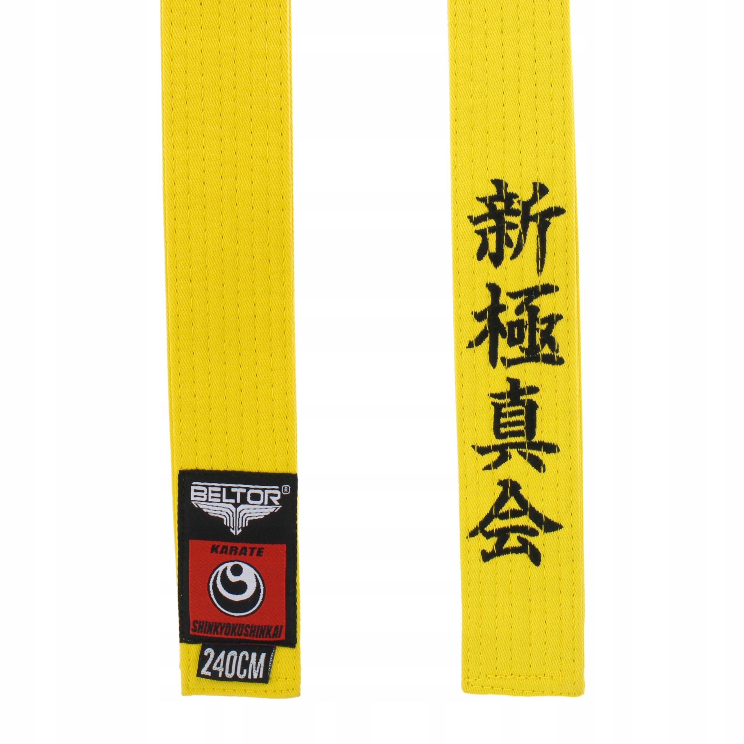  Beltor blau gürtel karate shinkyokushinkai mit stickerei in karategi 200 cm