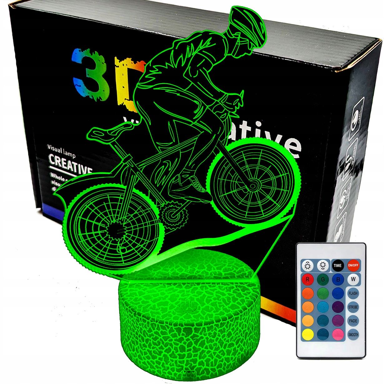  3d naktinė lemputė lempų daugiaspalvis