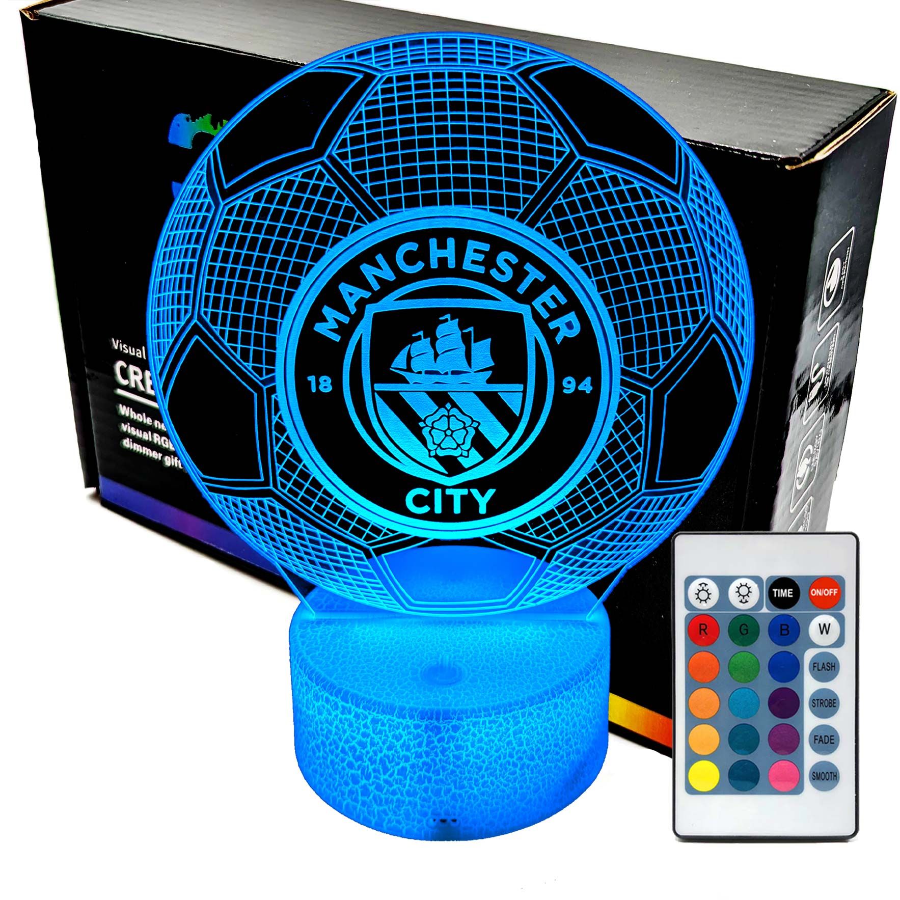  Noční světlo fotbal liverpool fc 3d lampy led
