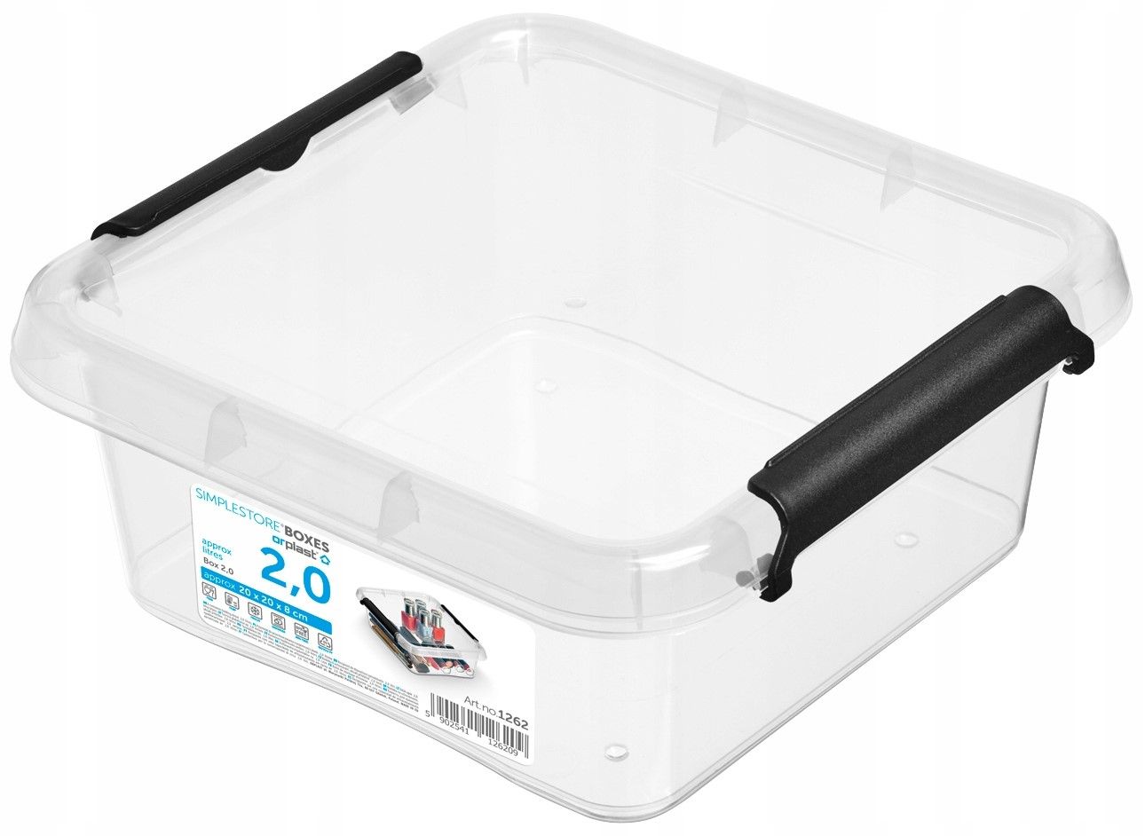  Dėžė plastikinė dėžė organaizeris moxom 4,5l