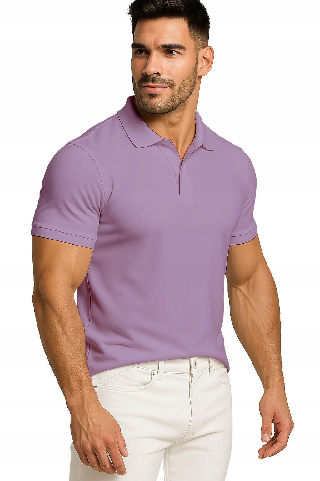  Men&#39;s polo shirts t-shirt elegant reinforcement cotton with collar m