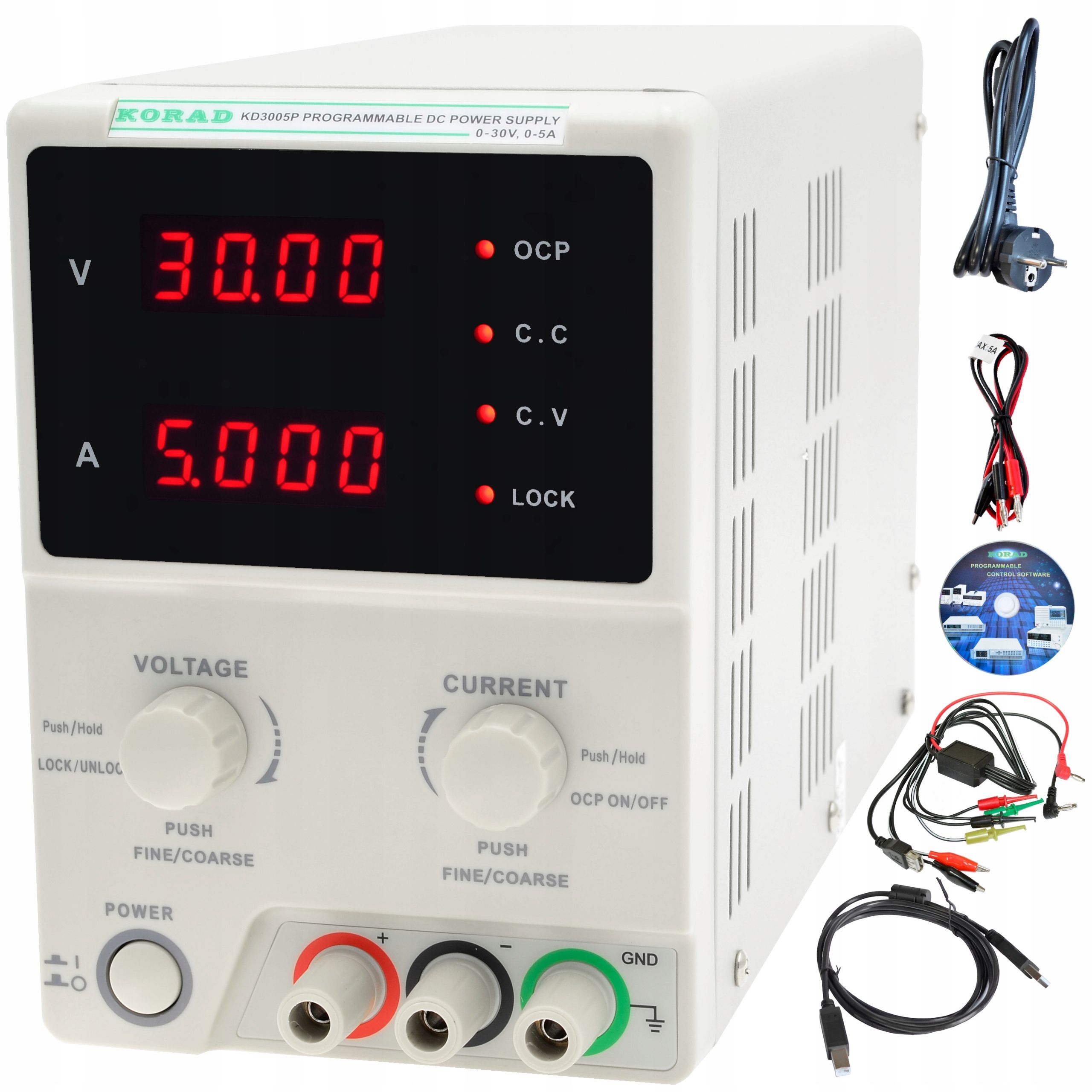  Toiteallikas labolatoryjny hotair wep 1505d 15v/5a, usb qc + juhtmed