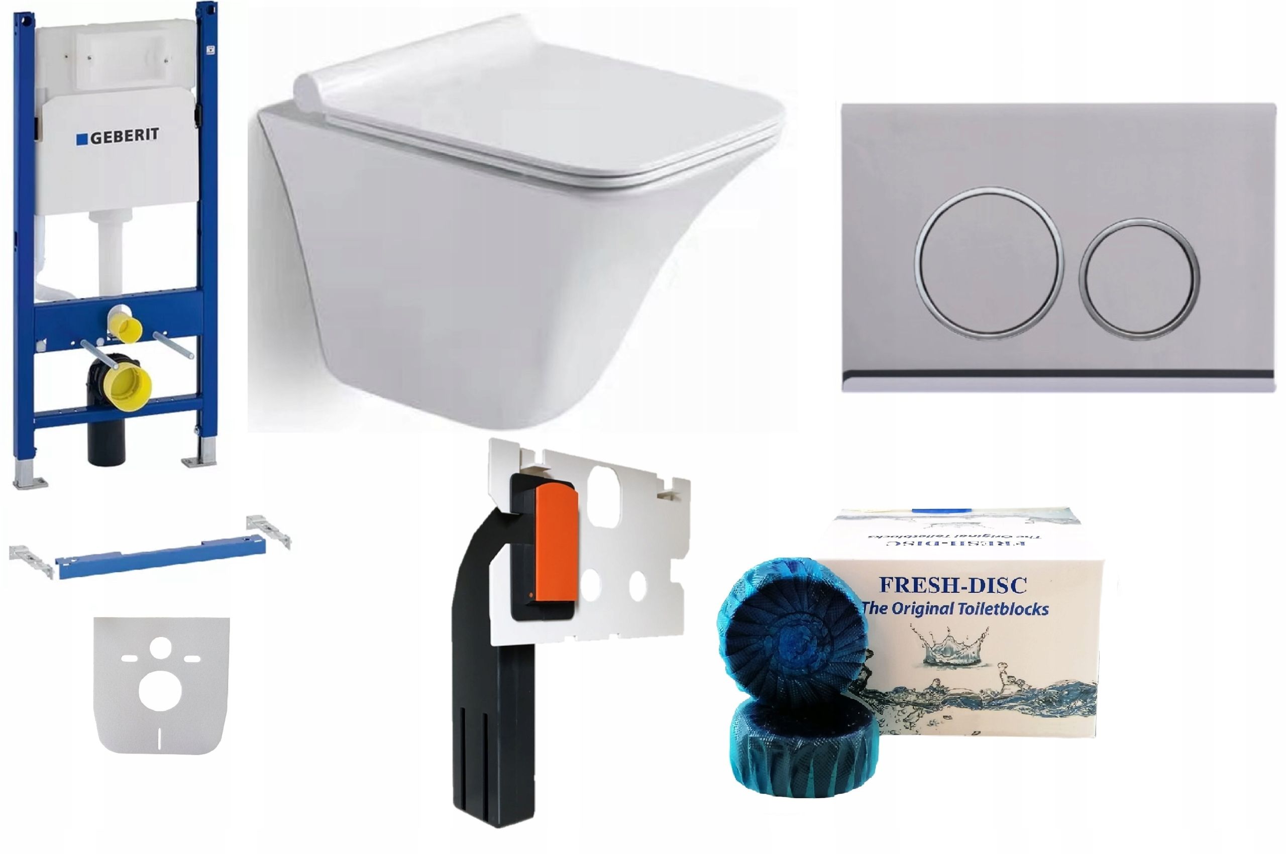  Wc rāmja komplekts geberit + atslēga + tualetes pods melns matēts + dēlis w/o+fresh