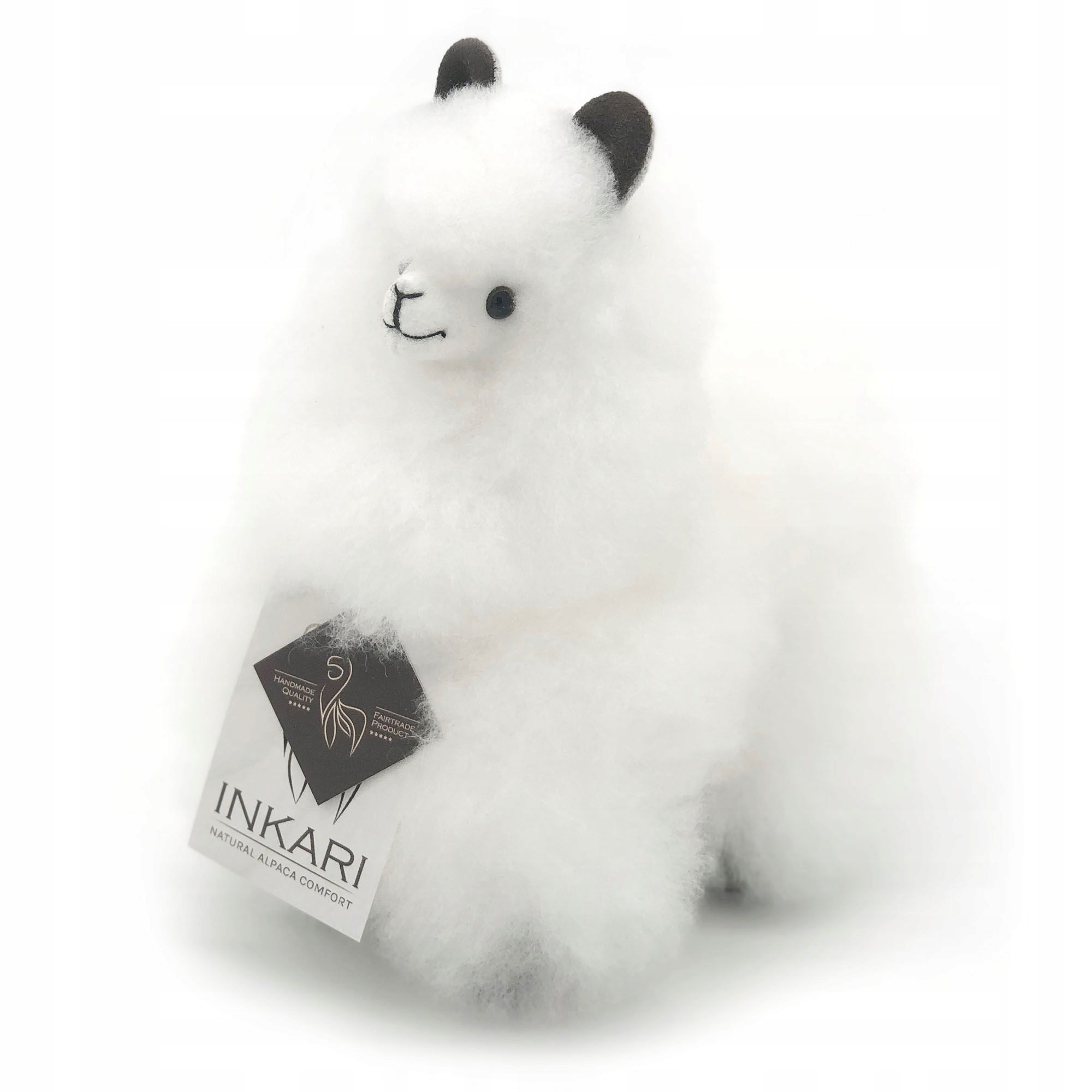  Inkari alpaca ivory soft toy for allergic people 100% wool with preu