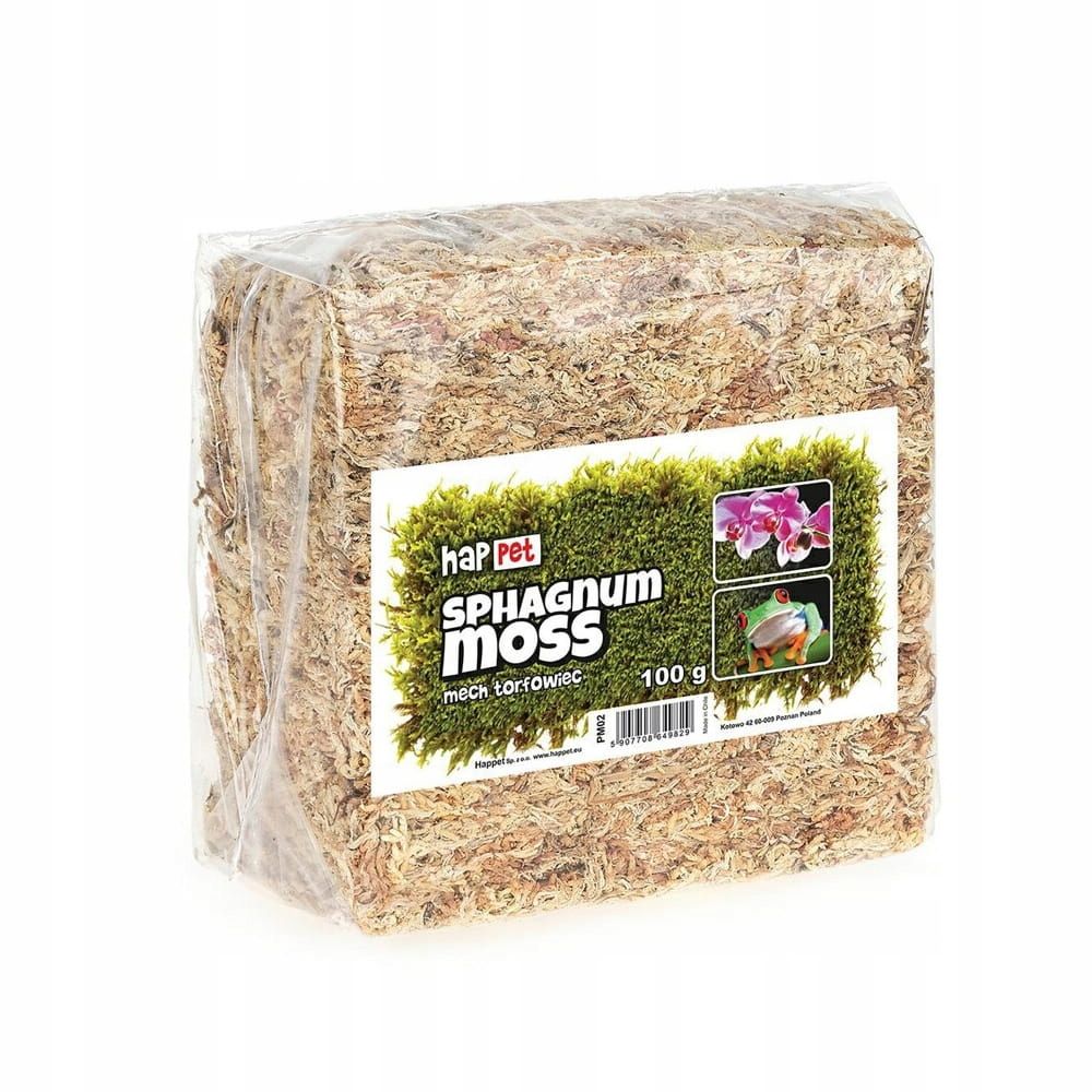  Happet rašelinový mech sphagnum moss základní nátěr pro terárium pro rostliny 100g