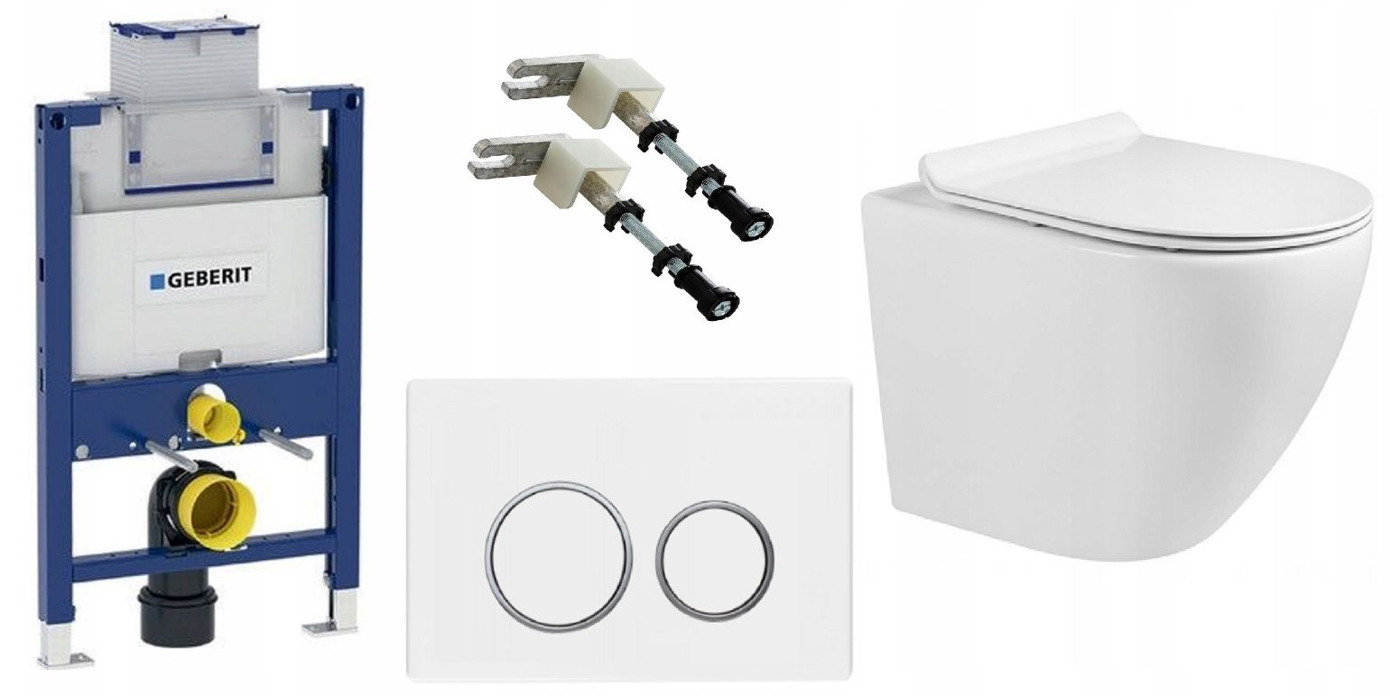  Wc rāmja komplekts geberit + atslēga + tualetes pods melns matēts + dēlis w/o+fresh