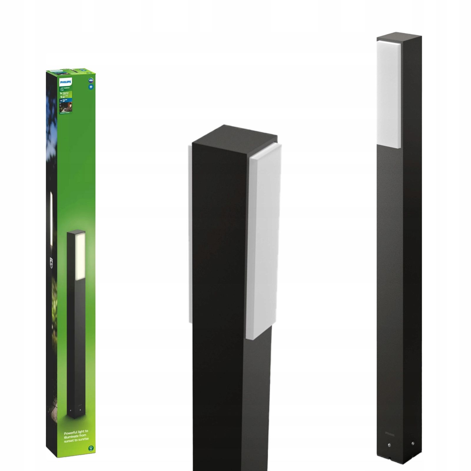  Sodo lempa išorinis stulpelis 96cm led 12w 1200lm 4000k ip44 philips