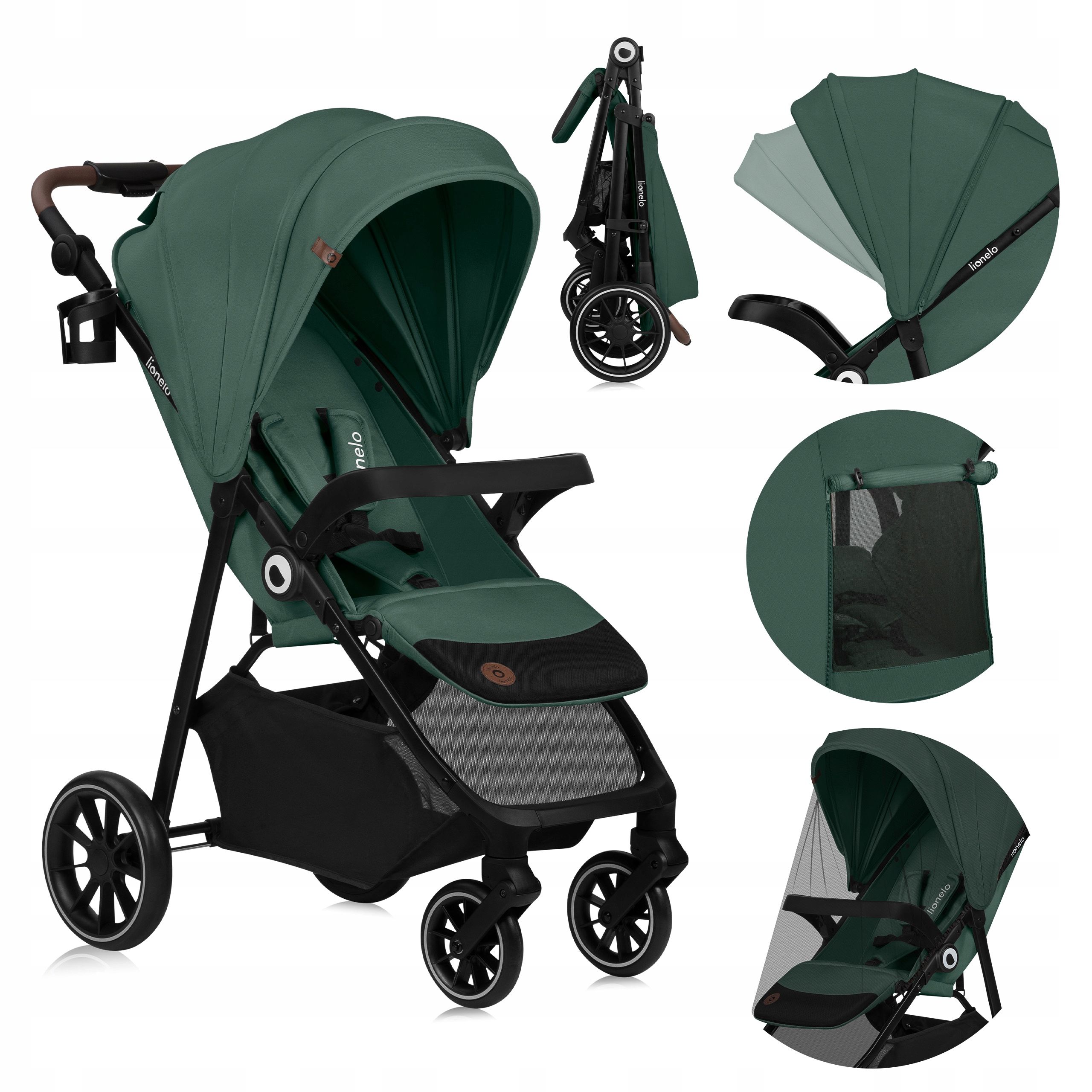  Lionelo spordikäru emma nemad green forest