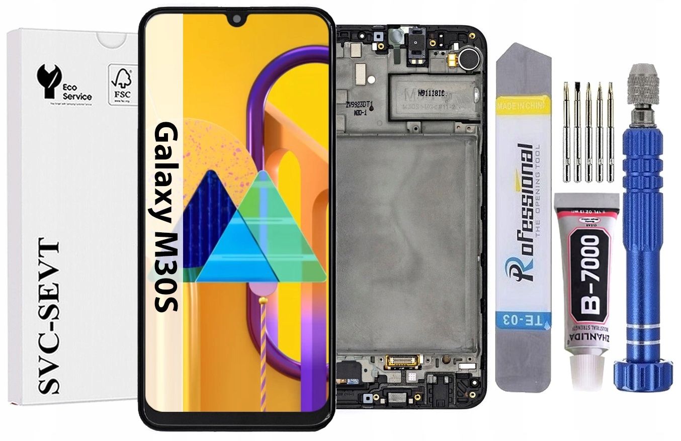  Screen - samsung galaxy m30s m307 frame original lcd screen