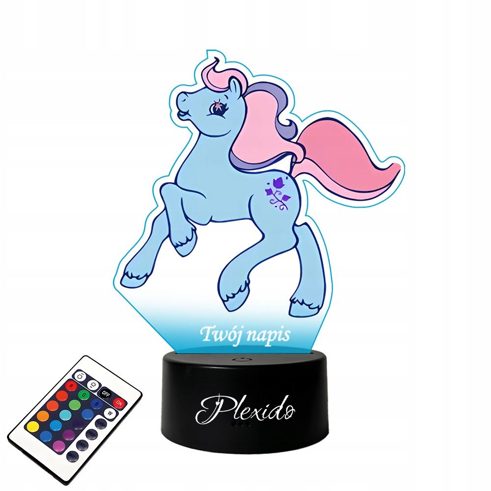  Lambipirn klaasi peal uv my little poni poni rainbow dash led + kaugjuhtimispult 16 värv