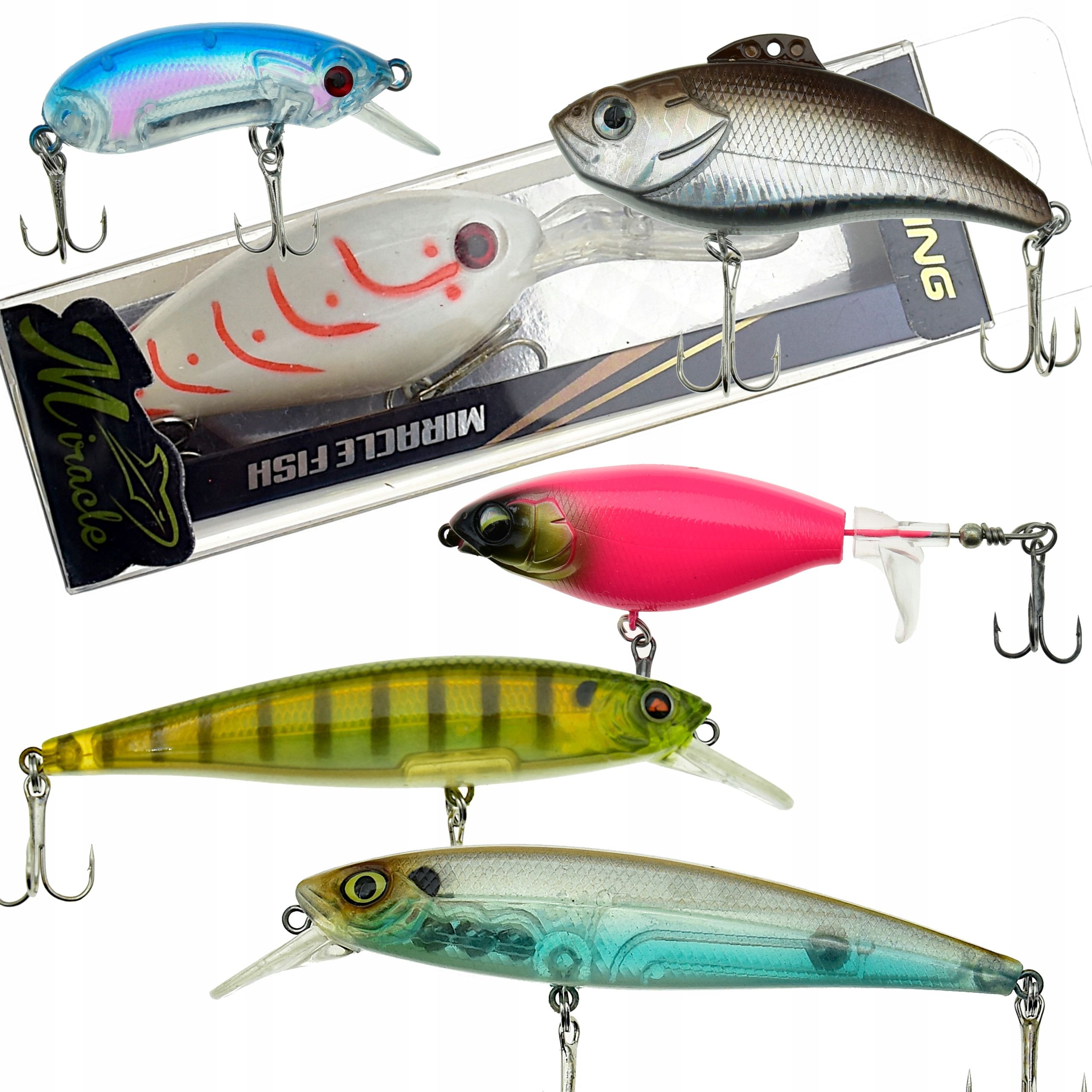  Wobbler zum angeln minnow pop walker 3d kunstköder 5,5 cm 8 g