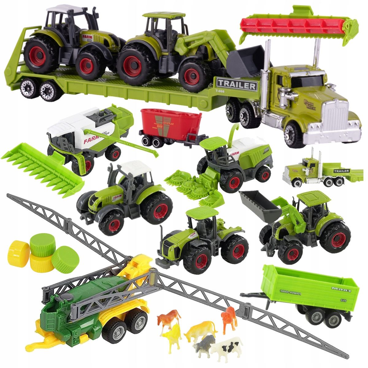  Traktor s otáčením ciagnik zemědělský stroj pohyblivé části obří pneumatiky