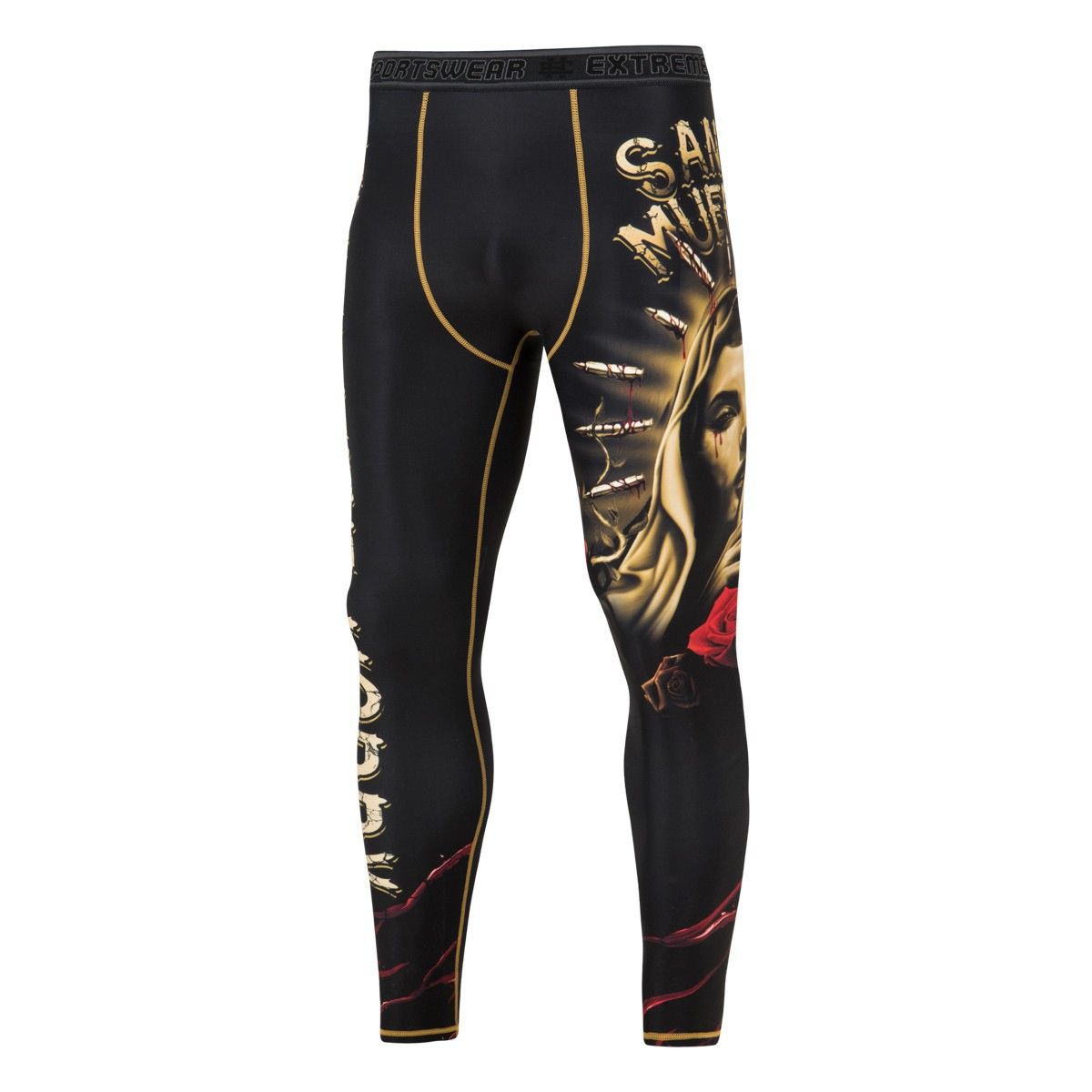  Vīriešu legingi sports apmācību sporta zāles extreme hobijs bold boxing s