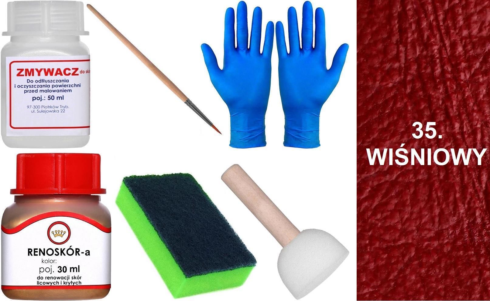  Krējuma garša 5 renoskor kopa renovācijai graudaina āda krāsu tīrāks mix