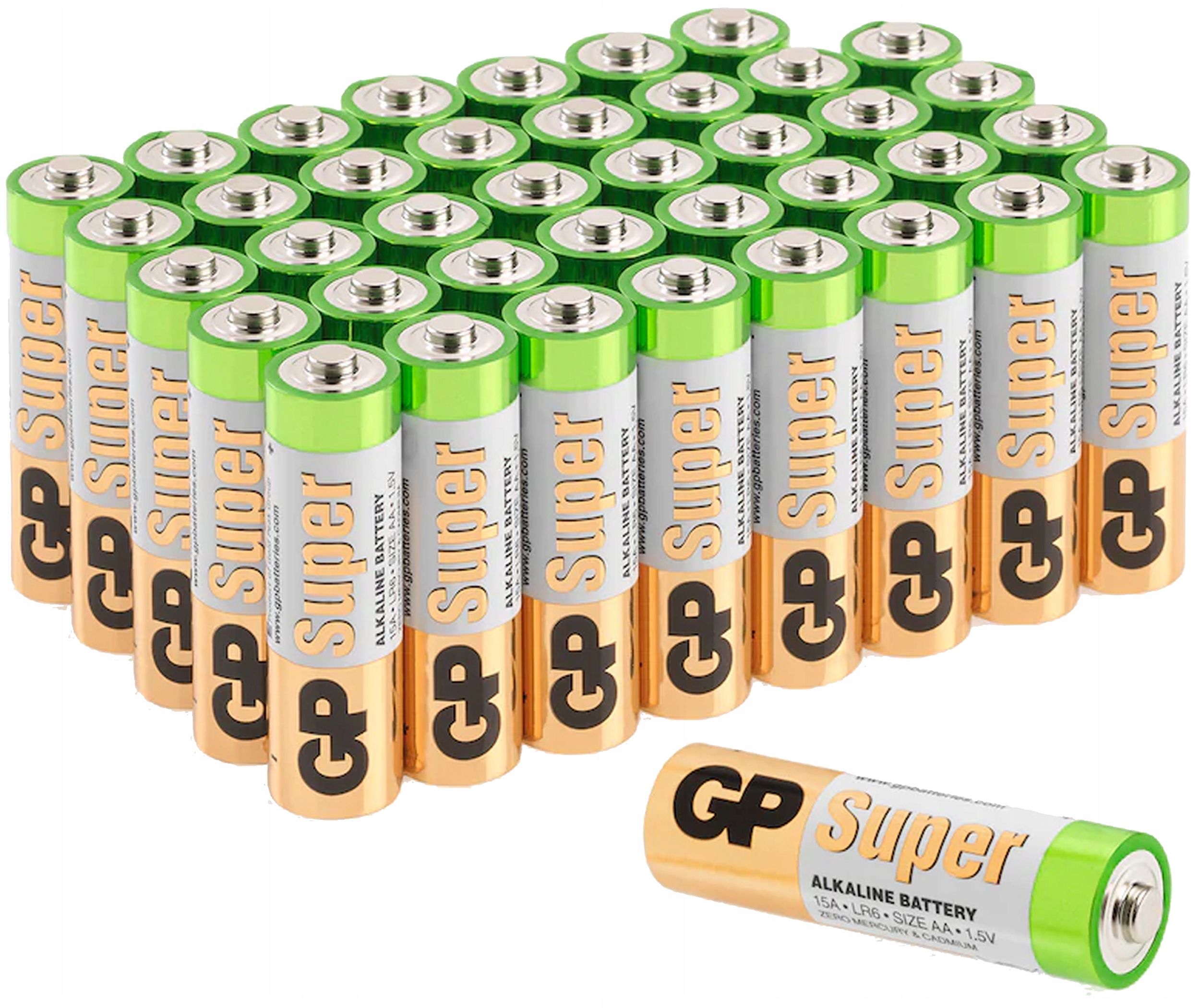  Šarminė baterija gp aa (r6) 2 kompiuterių.