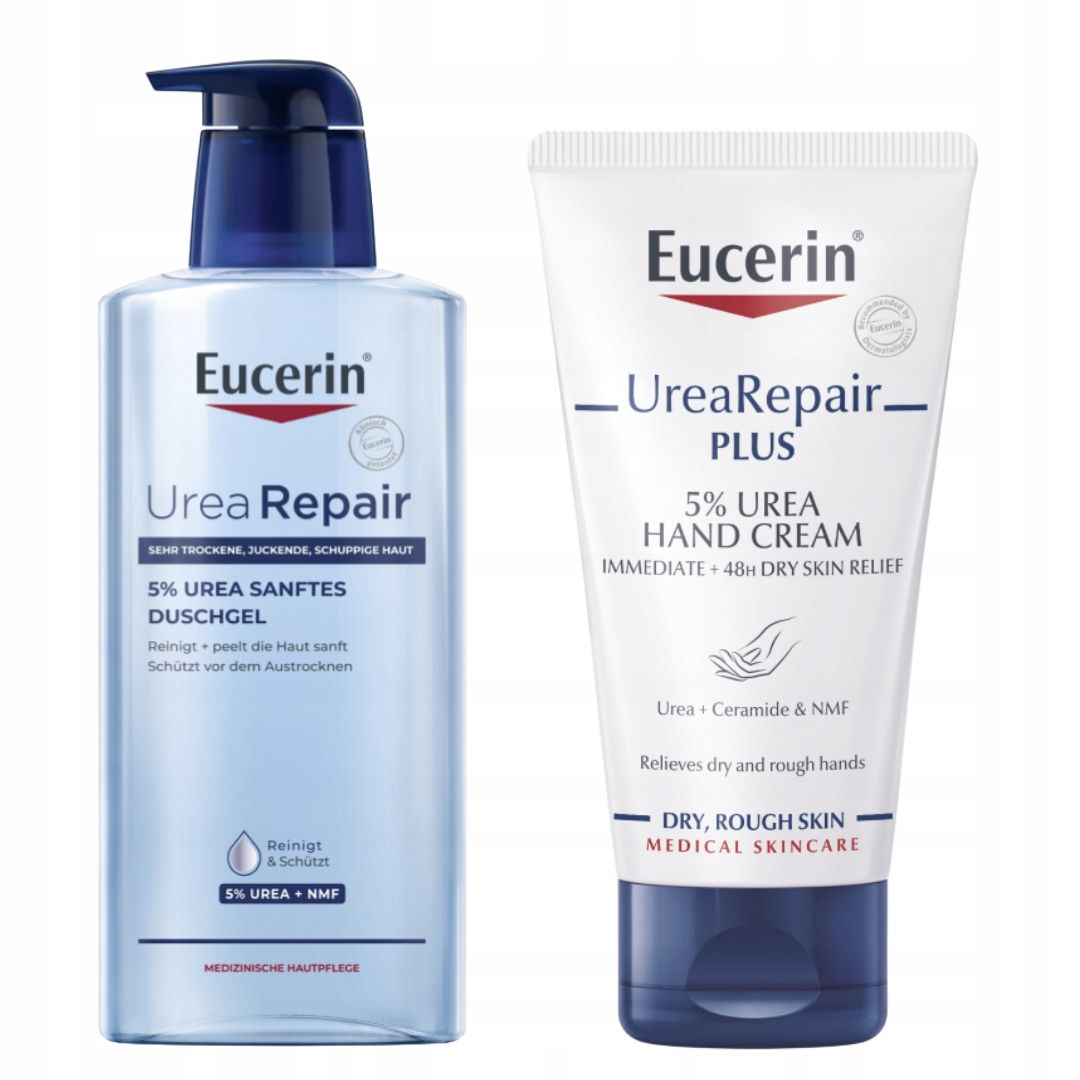  Eucerin urearepair duschgel mit harnstoff + creme trocken legierung
