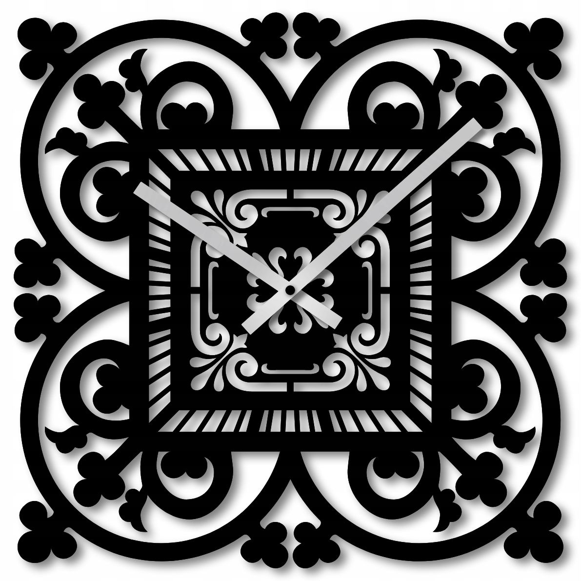  Wall clock 60 cm clock on the wall big clock openwork classic big numbers