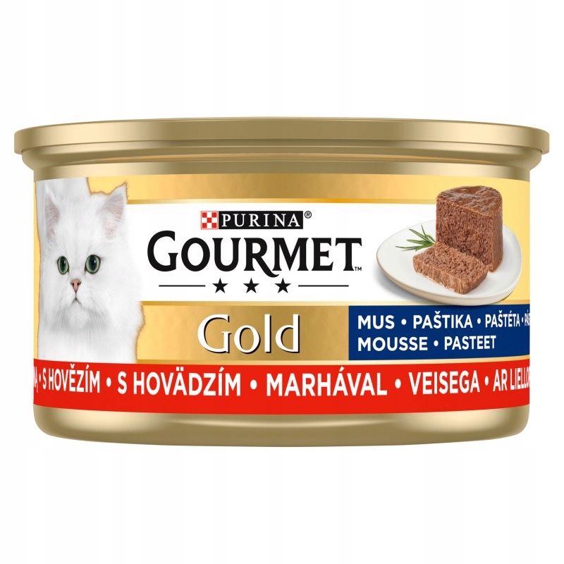  Purina gourmet gold savoury šlapias maistas su vištiena i morka 85gx12szt