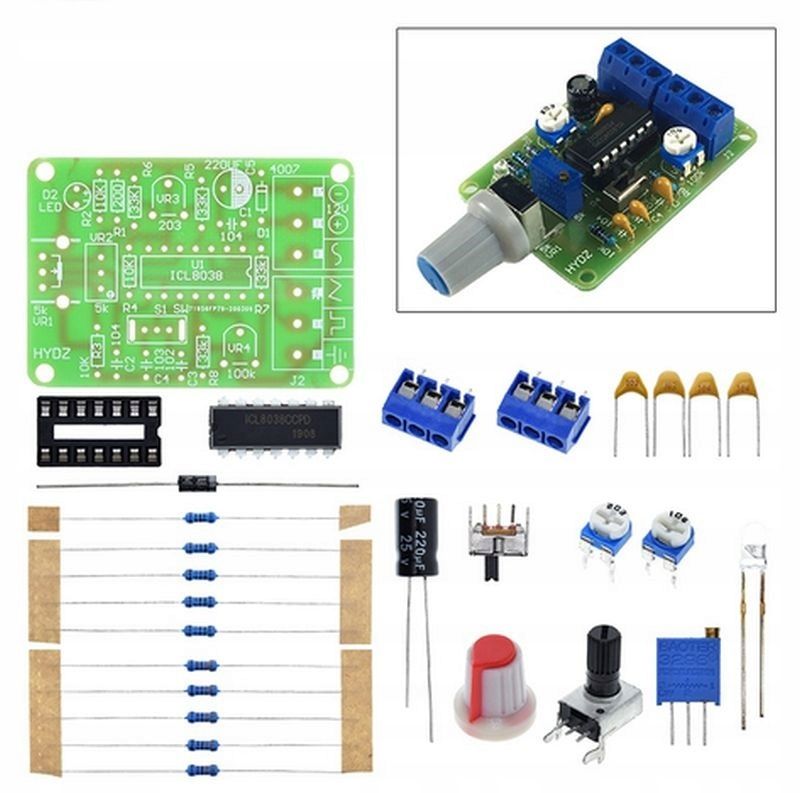  Funkcinis generatorius savarankiškam surinkimui xr2206 diy kit